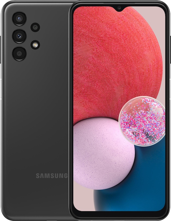 Actual product image Samsung Galaxy A13 EU (64 GB, Black, 6.60", Dual SIM, 50 Mpx, 4G)