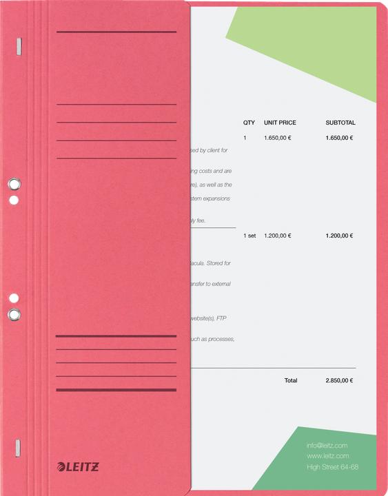 Actual product image Leitz Folder 1/2 cover (A4, 50x)