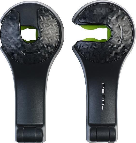 Actual product image Pearl Car headrest holder set