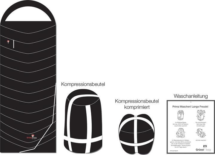 Actual product image Grüezi Bag Sleeping bag warm (145 cm)