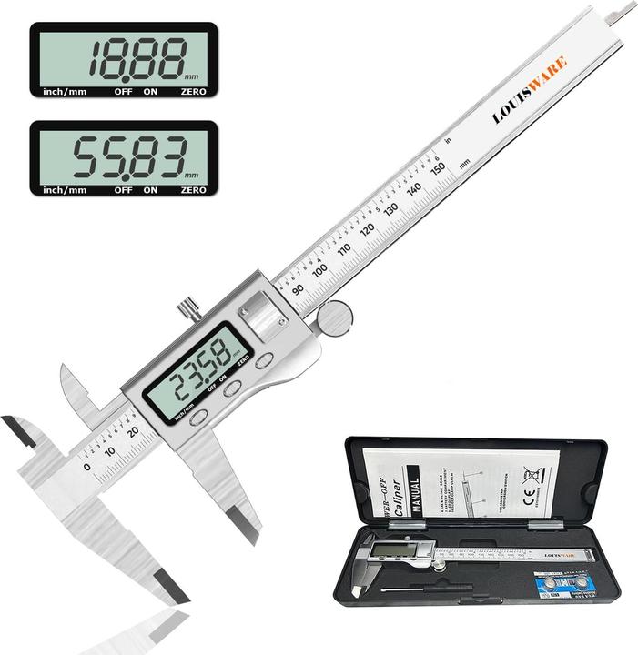 Produktbild Louisware Digitaler Messschieber (15 cm)