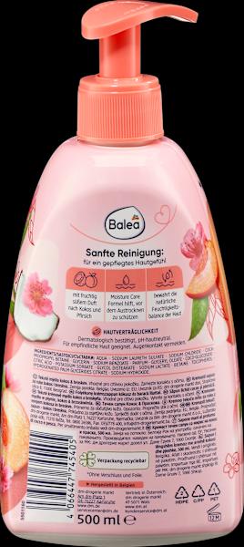Image du produit dm Balea Savon-crème Pêche & Coco (Savon liquide)