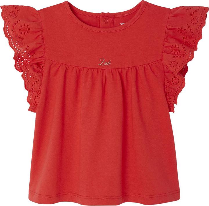 Produktbild Vertbaudet Baby T-Shirt mit Lochstickereien an den Ärmeln (68)