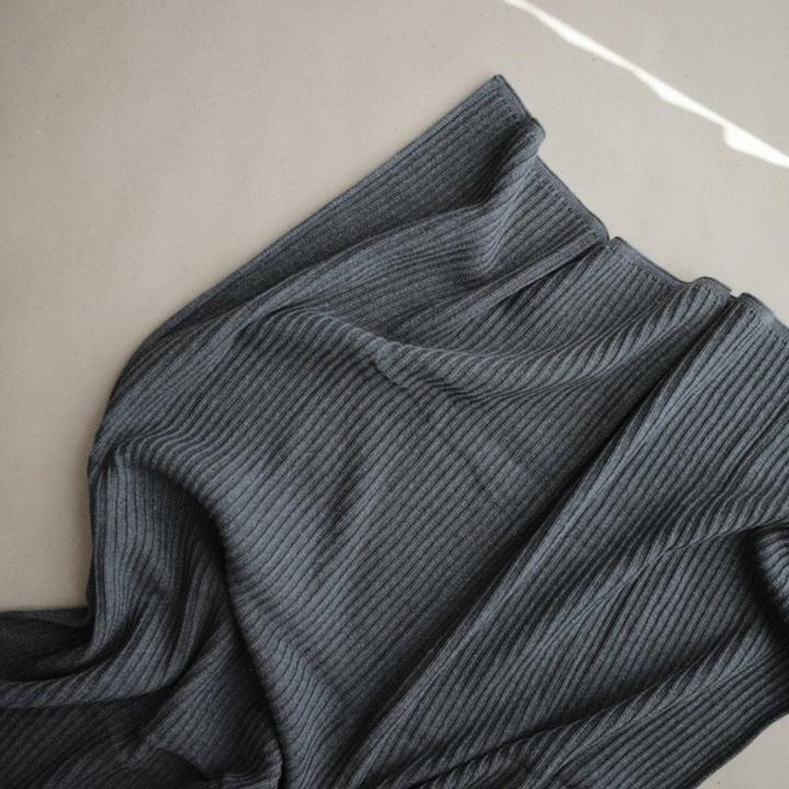 Image du produit Mushie Couverture tricotée Pointelle Grey Melange (80 x 100 cm)