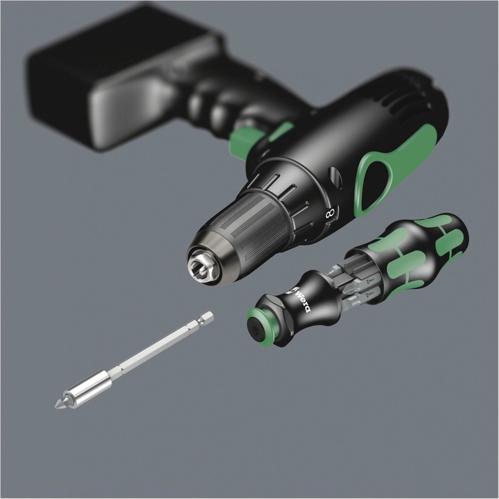 Actual product image Wera Kraftform Kompakt 28 (Cross Phillips PH M1, Cross Phillips PH M2, Cross Pozidriv PZ M1, Cross Pozidriv PZ M2)
