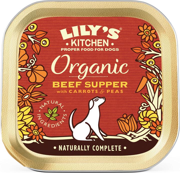 Produktbild Lily's Kitchen Organic Beef Supper (Adult, 1 Stk., 150 g)