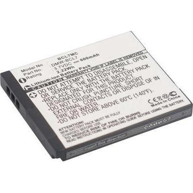 CoreParts Camera Battery for Panasonic (Akku), Kamera Stromversorgung, Schwarz