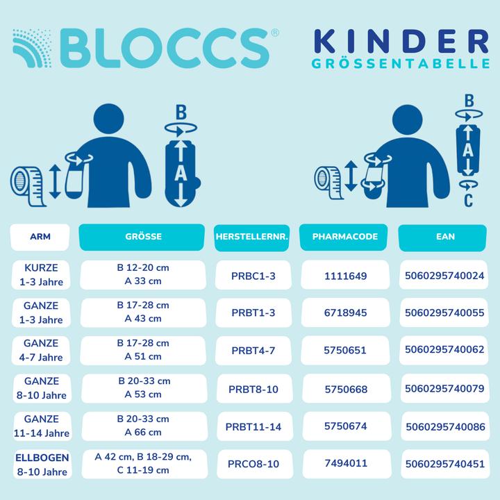 Produktbild Bloccs Bad und Dusche Wasserschutz für den Arm Kind