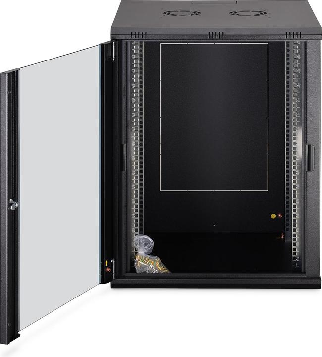 Actual product image Digitus 16HE Wandgehäuse, Dynamic-N 600 x 600 mm, unmontiert, schwarz (16 RU, 19 inch rack)