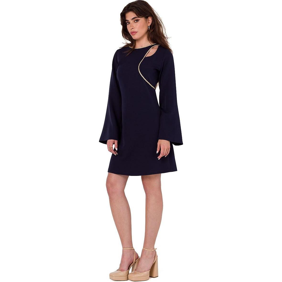 Makover, Damen, Kleider, Cocktailkleid, Blau, (M)