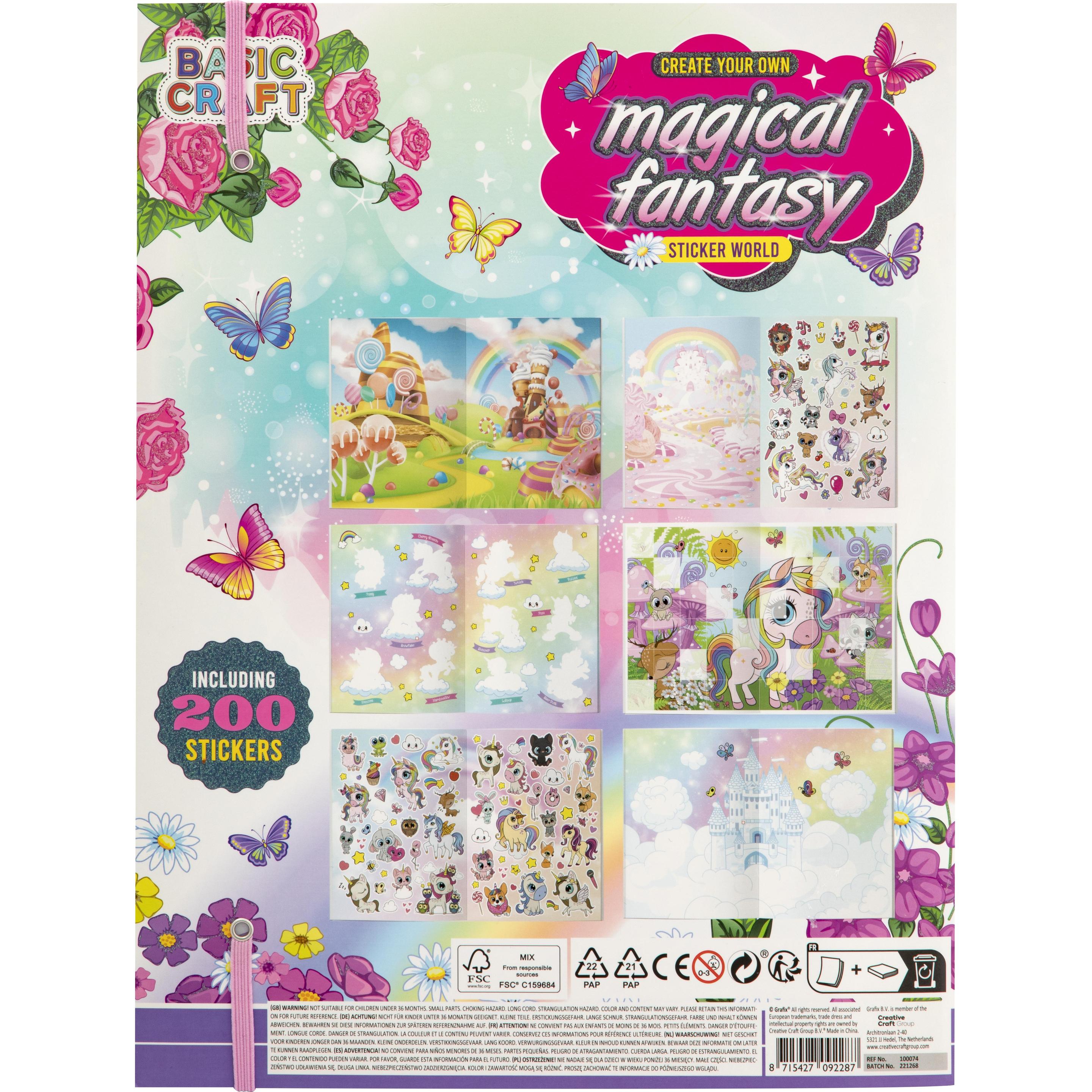 Thumbnail - Grafix, Sticker, Aufkleberbuch Magical Fantasy 200 Stick