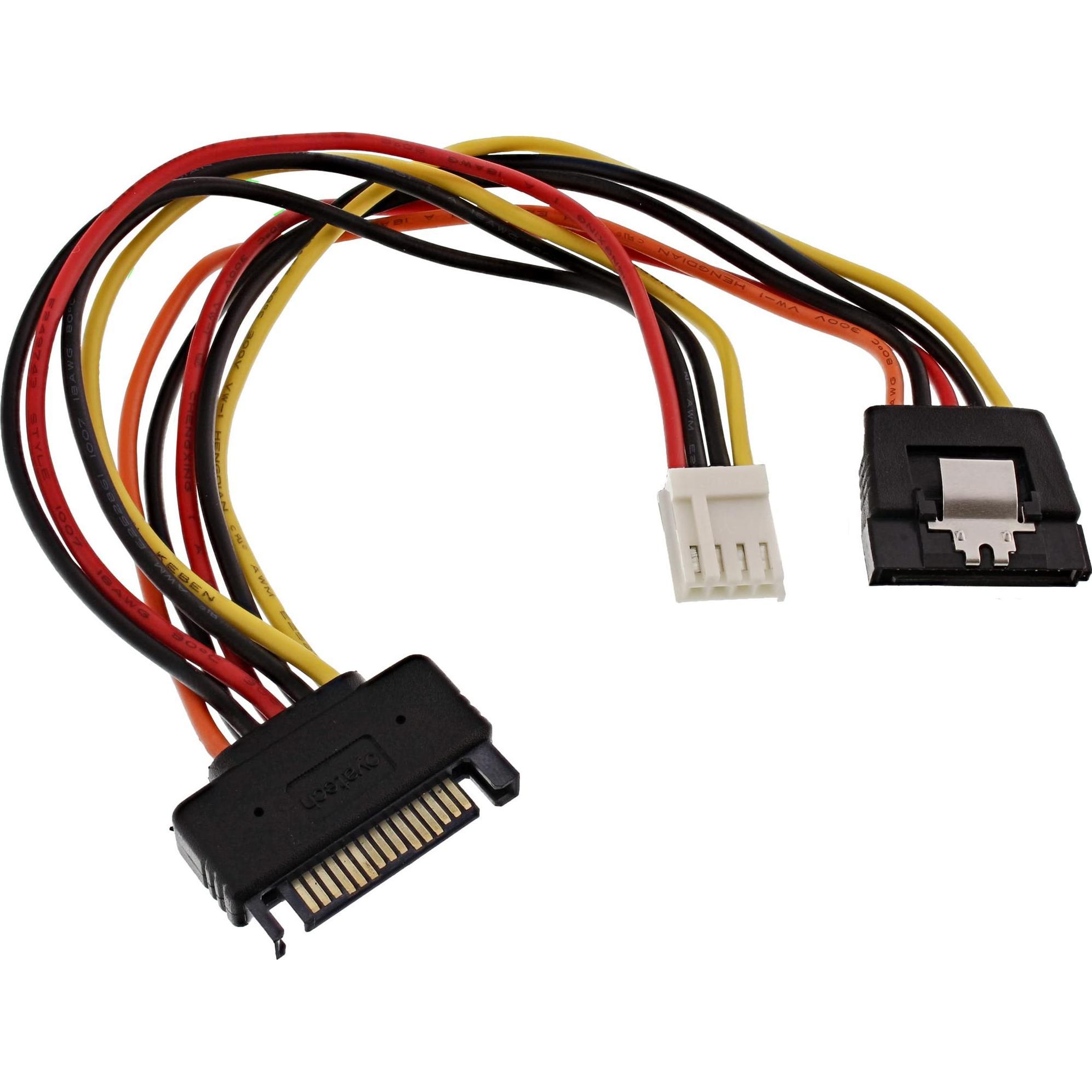 InLine SATA Stromadapapterkabel (15 cm, 15 pin S-ATA) (29691)