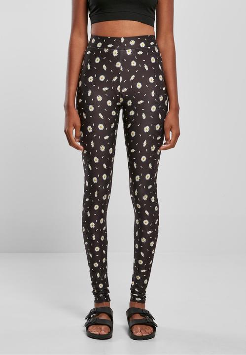 Actual product image Urban Classics Ladies Soft AOP Leggings - 16531 (XS)