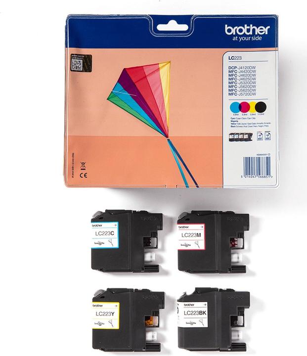 Produktbild Brother LC-223 Value Pack (M, C, Y, BK)