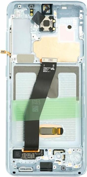 Actual product image Samsung Display + frame (without camera) G980F / G981B Galaxy S20 / 5G blue GH82-31432D (Display, Samsung Galaxy S20, Samsung Galaxy S20 5G)