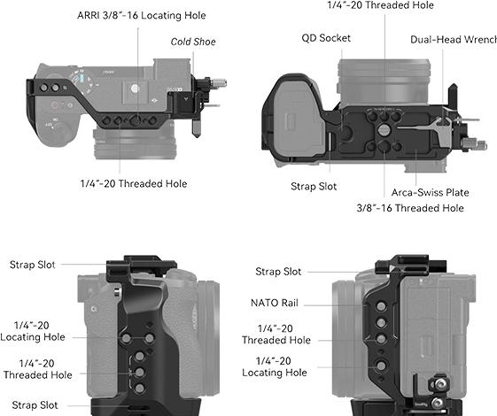 Image du produit SmallRig Cage Sony Alpha 6700 Kit (Cage)