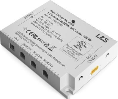 L&S Module de commande à 1 canal Mec Driver 24 V RGB/Emotion