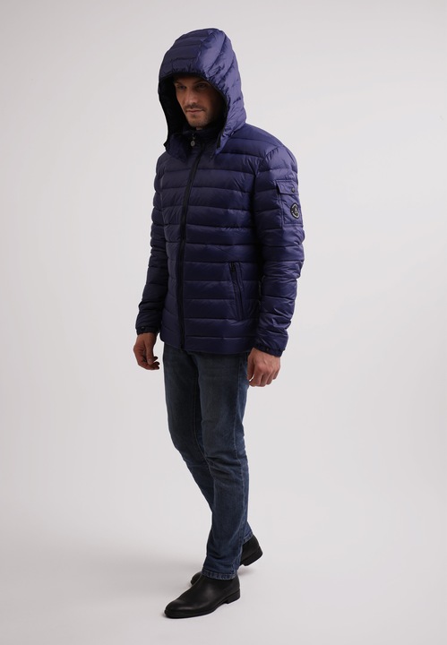 Actual product image Cash-Mere Daunenjacke mit Kapuze und Kaschmirfutter (S)