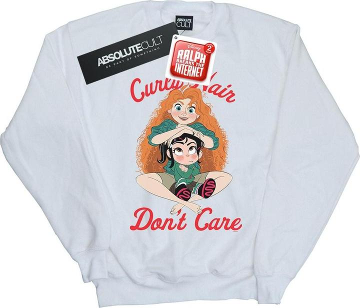 Actual product image Disney Mens Wreck It Ralph Merida And Vanellope Sweatshirt (XXL)