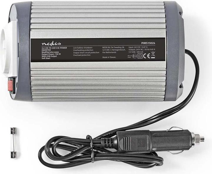 Actual product image Nedis Power Inverter modified sine waves| Input voltage 24 VDC|