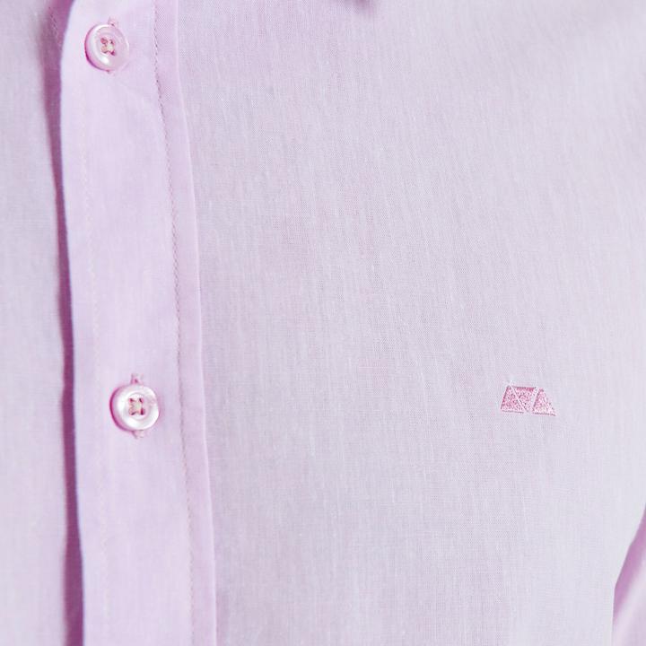 Immagine prodotto Camberabero Camicia a maniche lunghe in cotone lino tinta unita (3XL)