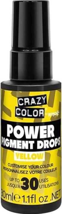 Actual product image Crazy Color Yellow Power Pigments Ultra Concentrated Custom Toner & Semi-Permanent Dye Vegan Formula