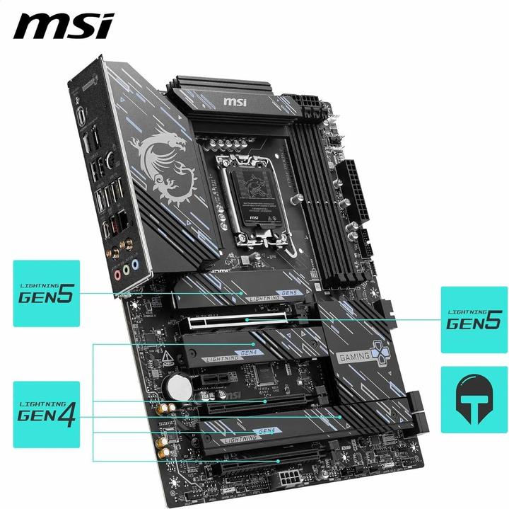 Productafbeelding MSI Z890 GAMING PLUS WIFI (LGA 1851, Intel Z890, ATX)