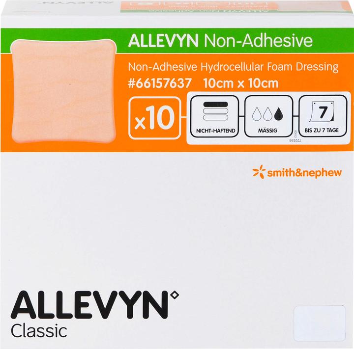Produktbild Allevyn non Adhesive 10x10 cm Wundverband, 10 St KOM (10 x)