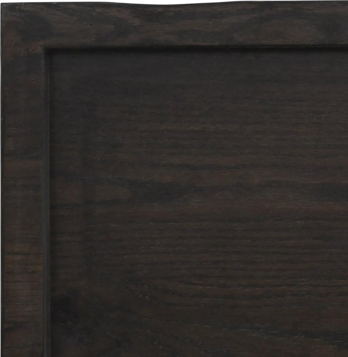 Actual product image VidaXL Tischplatte 80x60x4 cm Massivholz Eiche Behandelt (80 x 60 x 4 cm)