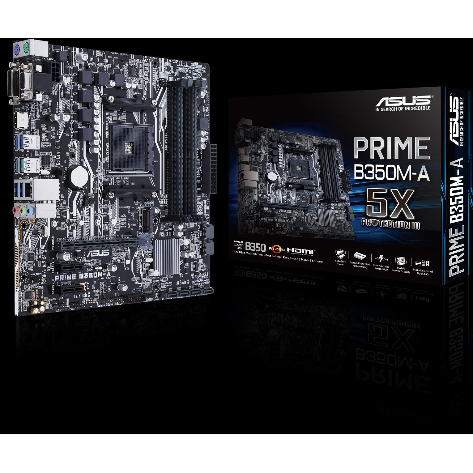 Prime B350M-a CPU Support List