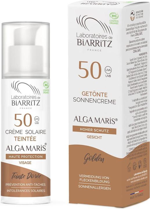 Produktbild Laboratoires de Biarritz Getönte Gesichtscreme (Sonnencreme Gesicht, SPF 50, 50 ml)