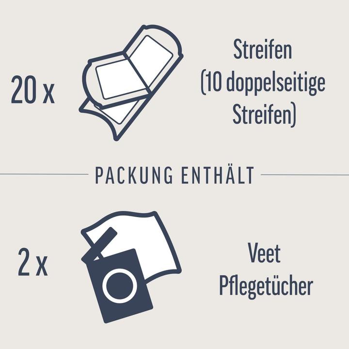 Produktbild Veet 3er-Pack Kaltwachsstreifen (60 x)
