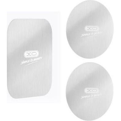 iLike Magnetic holder plates 3pcs stickers, Smartphone Halterung, Silber