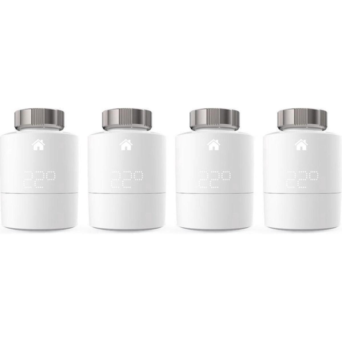 tado° Termostato radiatore intelligente - Quattro Pack, Termostato, Bianco