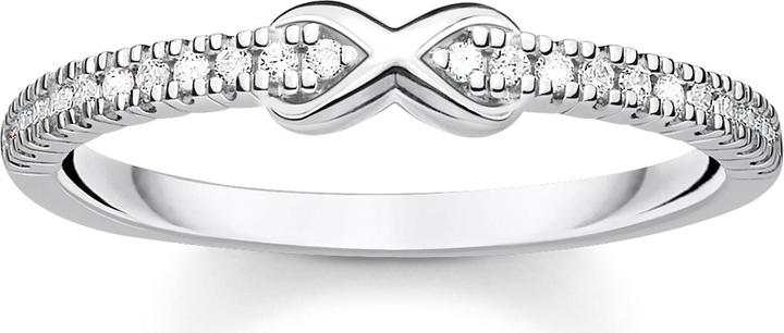 Immagine prodotto Thomas Sabo Anello Infinity con pietre bianche argento (60, 925 Argento)