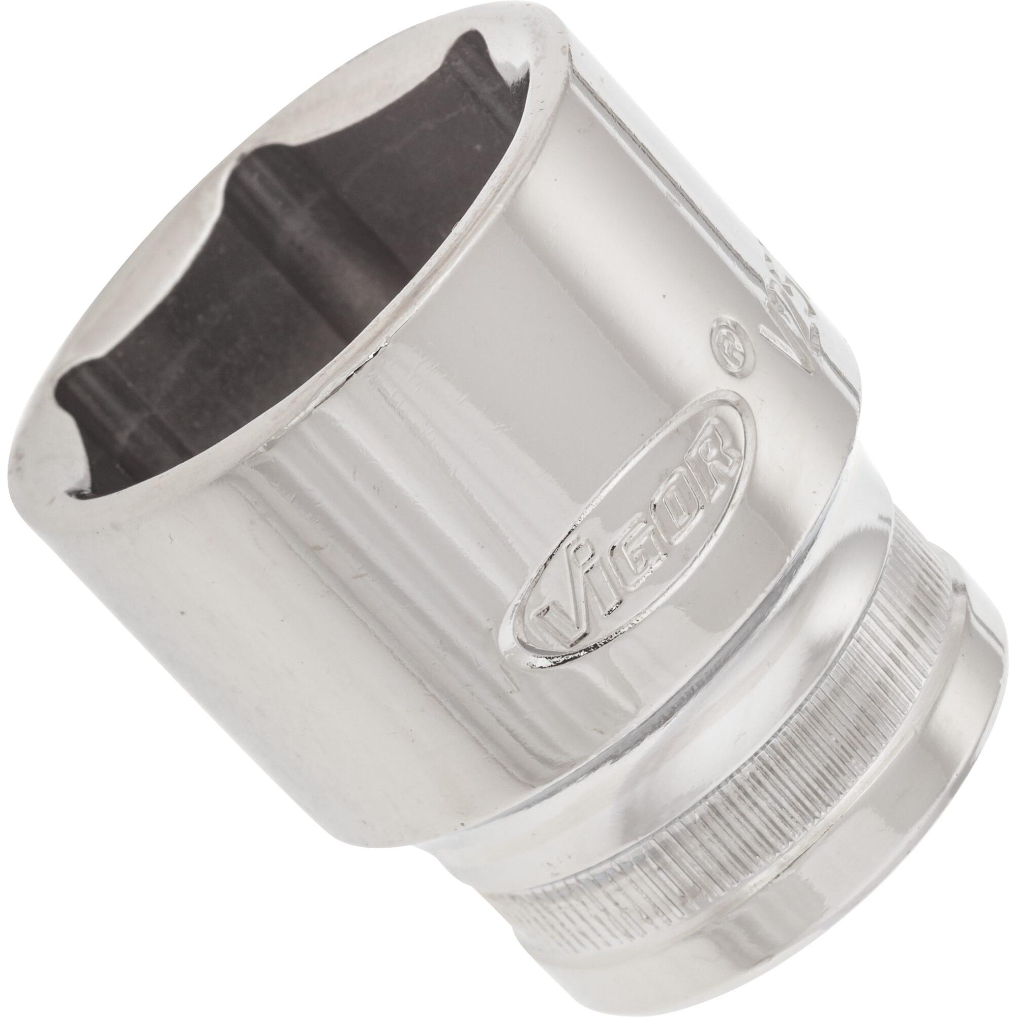Vigor, Steckschlüssel + Stecknuss, STECKSCHLÜSSEL-EINSATZ 1/2" SW 27 (27 mm)