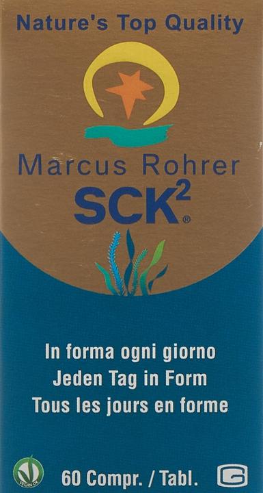 Produktbild Marcus Rohrer Spirulina Spirulina SCK2 (neu) Tabl (60 Stück, Tabletten, 212 g)