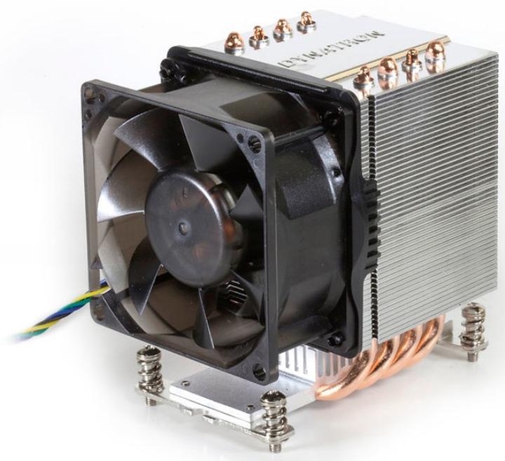 Immagine prodotto Dynatron A19 AMD AM4 AM5 Raffreddatore 3U in alluminio ad alette sovrapposte con tubi di calore a contatto (110 mm)