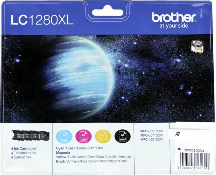 Produktbild Brother LC-1280XLVALBP Value Pack (M, C, Y, BK)