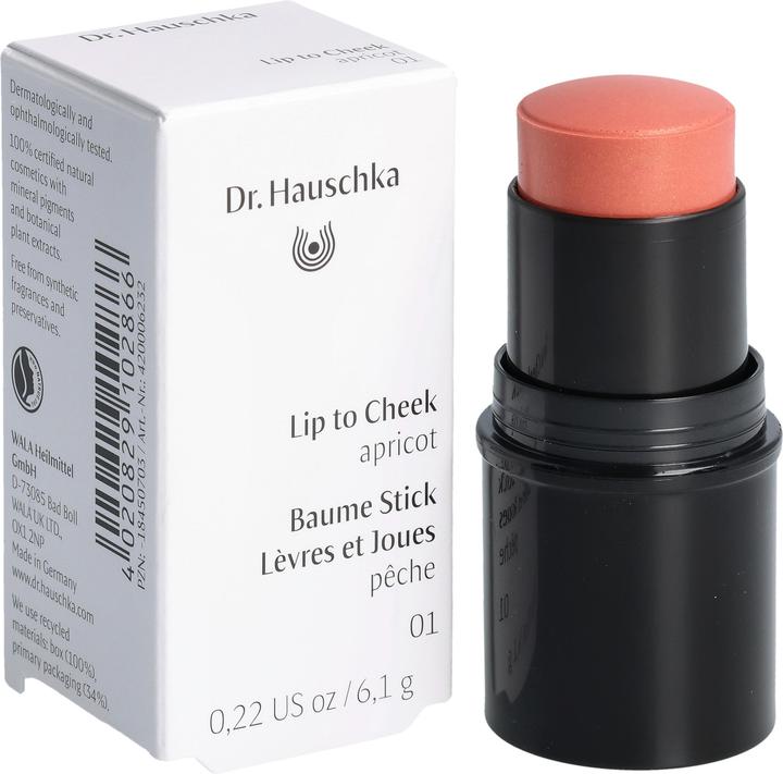 Produktbild Dr. Hauschka Lip To Cheek (01 Apricot, Highlighter, 6.10 g)
