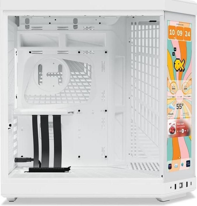 Actual product image Hyte Y70 Touch Infinite (ATX, E-ATX, ITX, mATX)