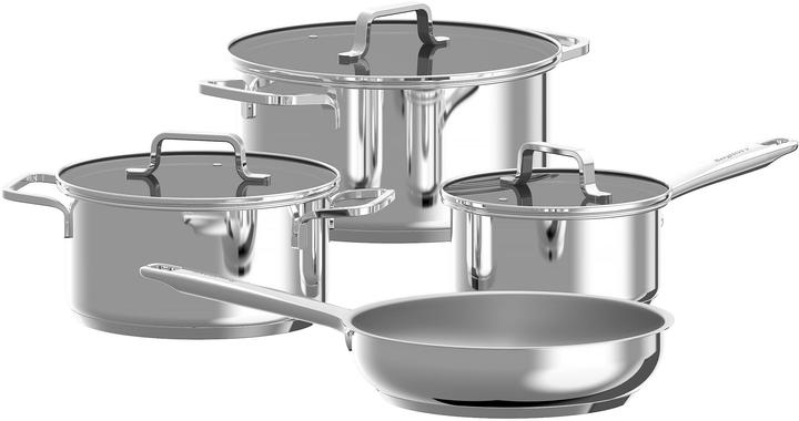 BergHoff Helix (24 cm, Padella per friggere, Pentola, Set di pentole e padelle da cucina, Acciaio inossidabile)