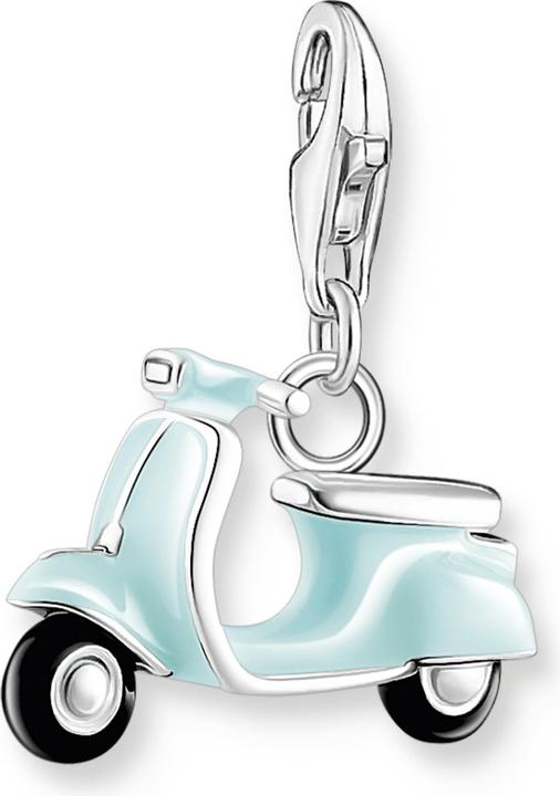 Actual product image Thomas Sabo Charm Pendant Turquoise Scooter Silver (925 silver, Enamel)