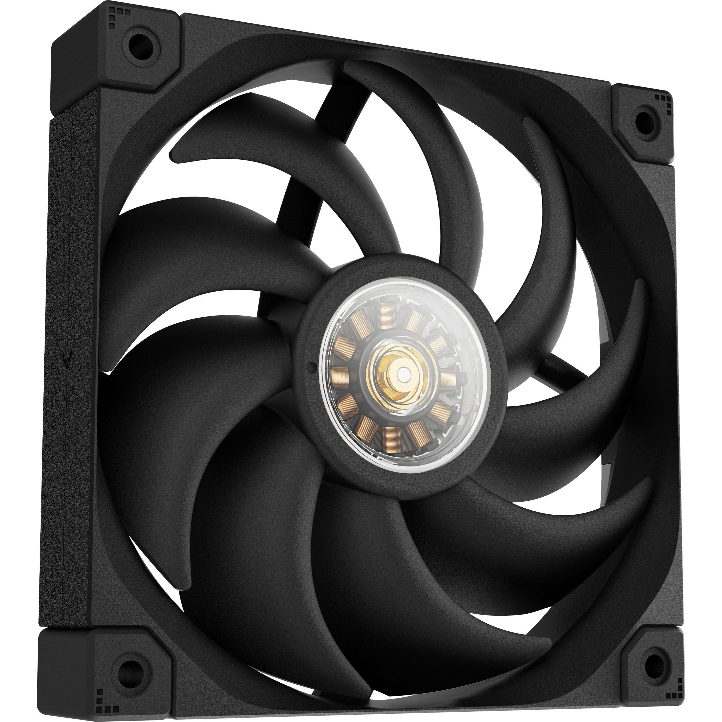 Deepcool FT12 120x120x25 bk (120 mm, 1 x), PC Lüfter, Schwarz