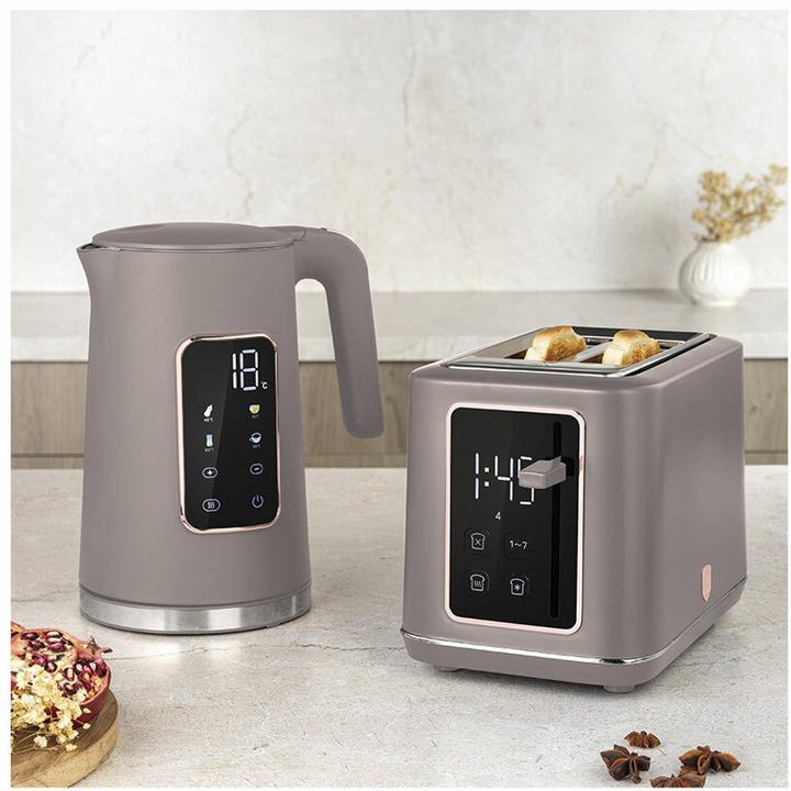 Actual product image BerlingerHaus Haus Toaster mit Digitalanzeige Taupe Collection