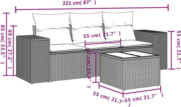 Actual product image vidaXL Rio