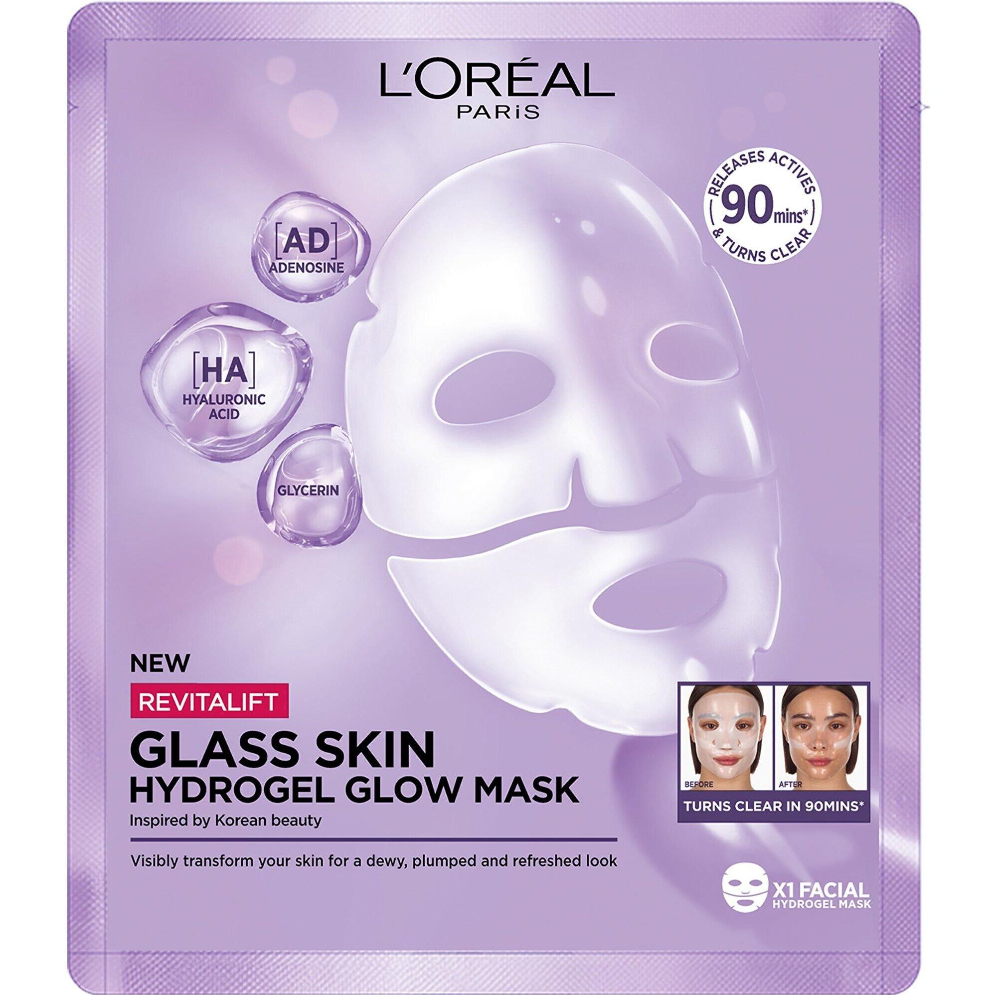 L'oréal Paris Donna Maschera Viso, Maschera Per La Pelle In Vetro Riempitiva (25 G)