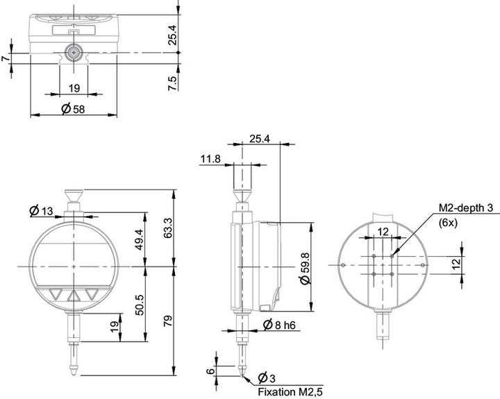Immagine prodotto Tesa Technology Messuhr DIALTRONIC 01930305