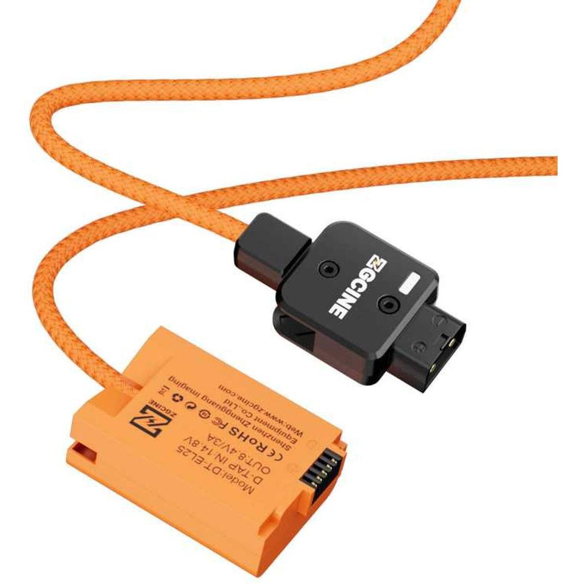 ZGCine D-Tap To EN-EL25 Dummy Battery Cable (DT-EL25) (27DTEL25000000), Alimentatore fotocamera, Nero