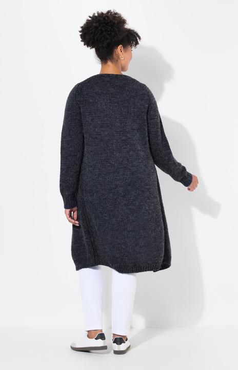 Actual product image Janet & Joyce Long-Strickjacke, offene Form, Grobstrick (46, 48)